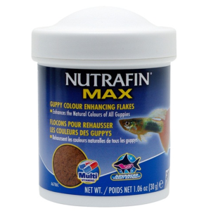 Flocons pour rehausser les couleurs des guppys, 30 g – Nutrafin Max