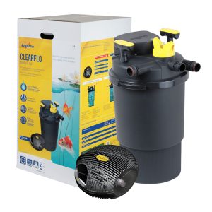 Système complet ClearFlo 3000 Laguna avec pompe, filtre et stérilisateur UVC – Bassins jusqu’à 10 000 L